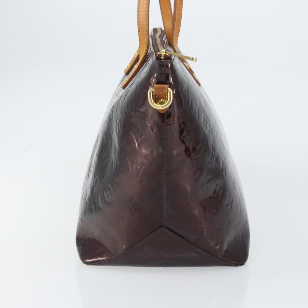 Louis Vuitton Bellevue Handbag Monogram Vernis Purple Patent_Leather Tote Bag Bag (Pre-Owned)