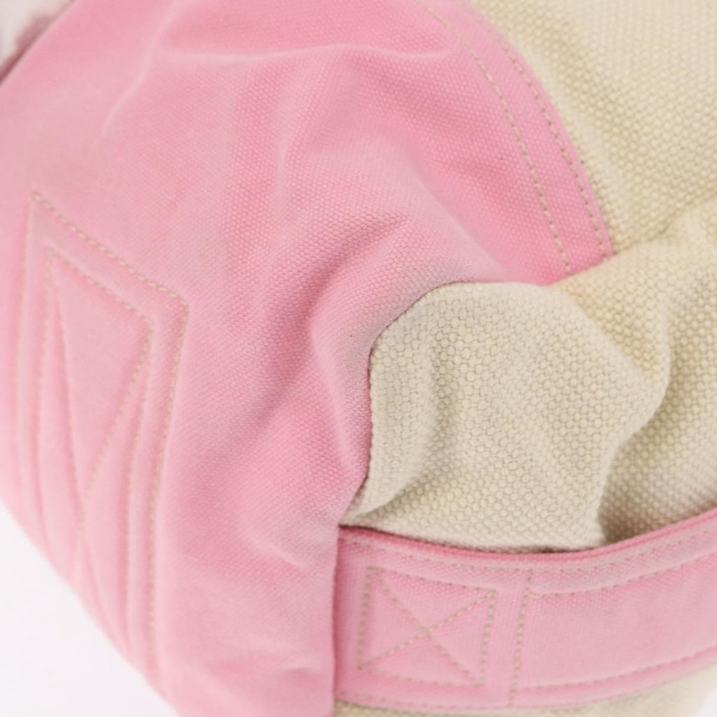 Chanel Sport Line Boston Ba Canvas Pink Canvas Travel Bag Bag (Pre-Owned)