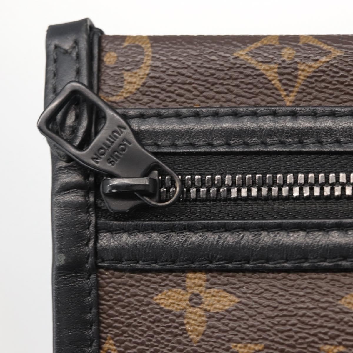 Louis Vuitton Double Flat Messenger Bag Limited Edition Logo Story Monogram Canvas And Denim Multicolour Canvas Shoulder Bag Bag (Pre-Owned)