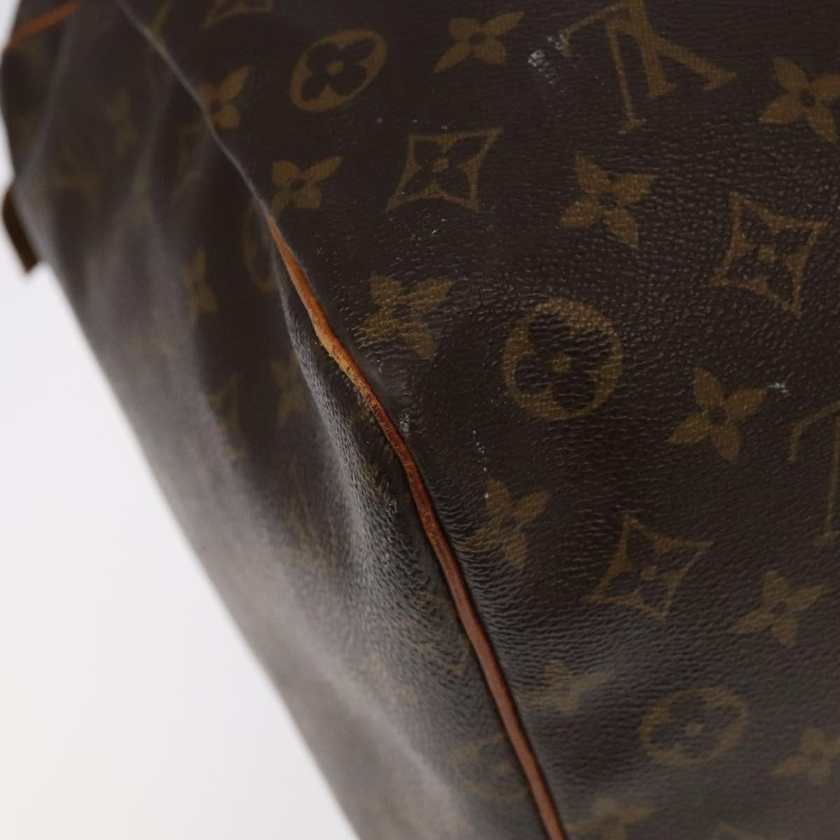 Louis Vuitton Keepall Bag Monogram Canvas Brown Canvas Travel Bag Bag (Pre-Owned)