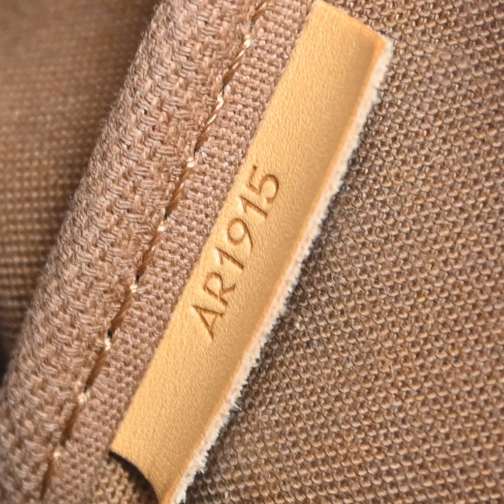 Louis Vuitton Saumur Handbag Monogram Canvas Brown Canvas Shoulder Bag Bag (Pre-Owned)
