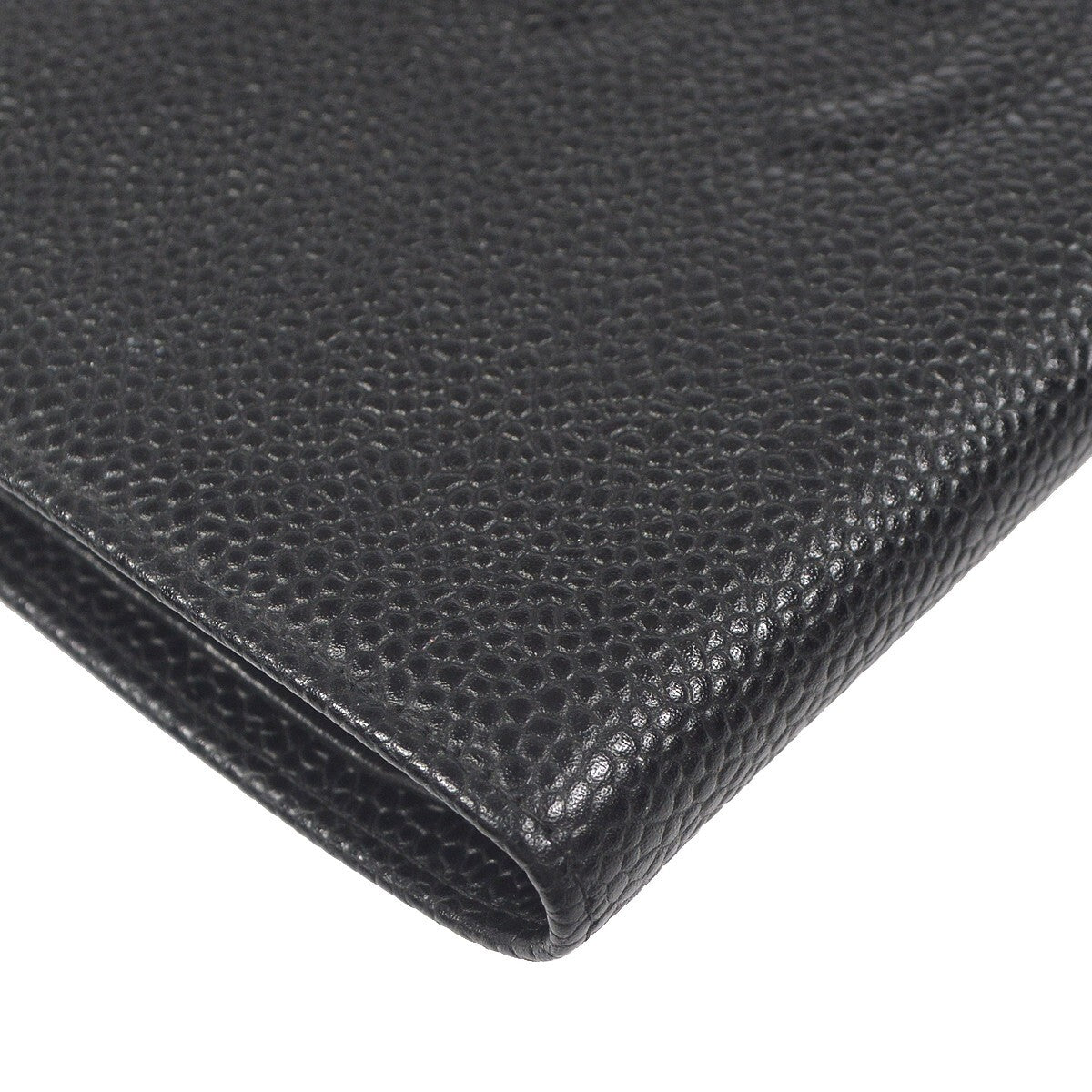 Chanel Timeless Cc French Wallet Caviar Black Leather Wallets Accessory (Pre-Owned)