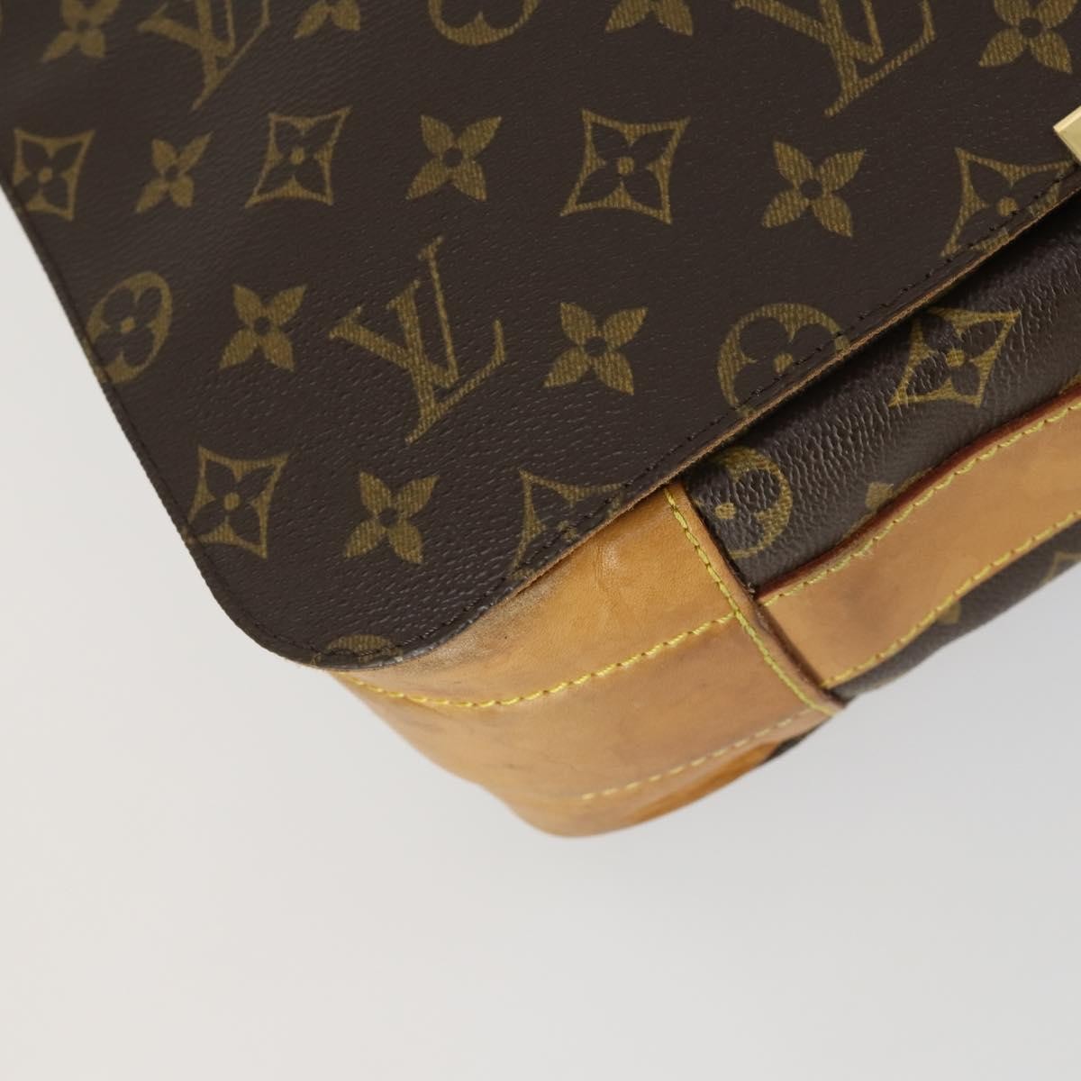 Louis Vuitton Abbesses Messenger Bag Monogram Canvas Brown Canvas Shoulder Bag Bag (Pre-Owned)