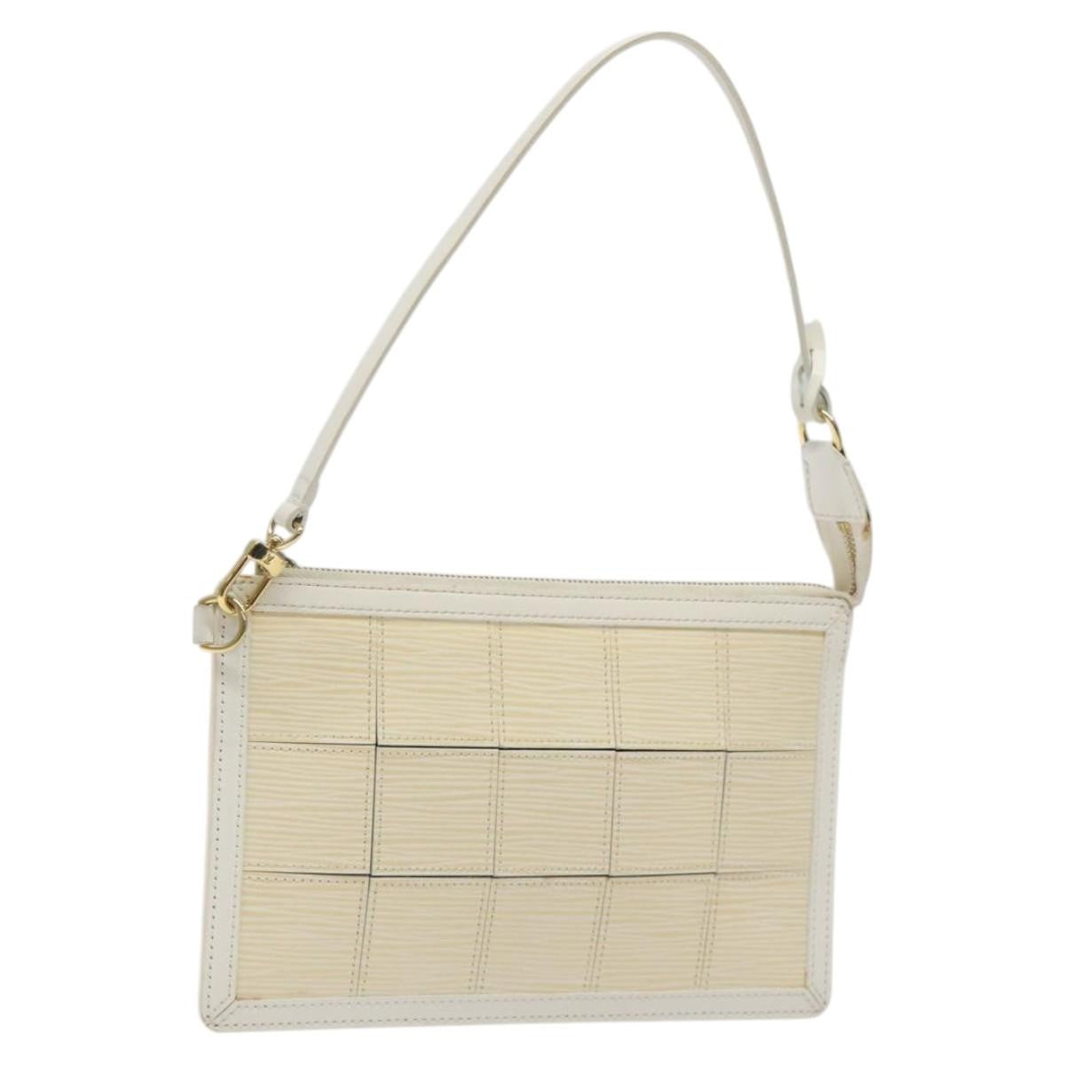 Louis Vuitton Delmonico Pochette Stretch Epi Leather Beige Leather Clutche & Pouche Bag (Pre-Owned)