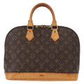 Louis Vuitton Alma Handbag Monogram Canvas Brown Canvas Handbag (Pre-Owned)