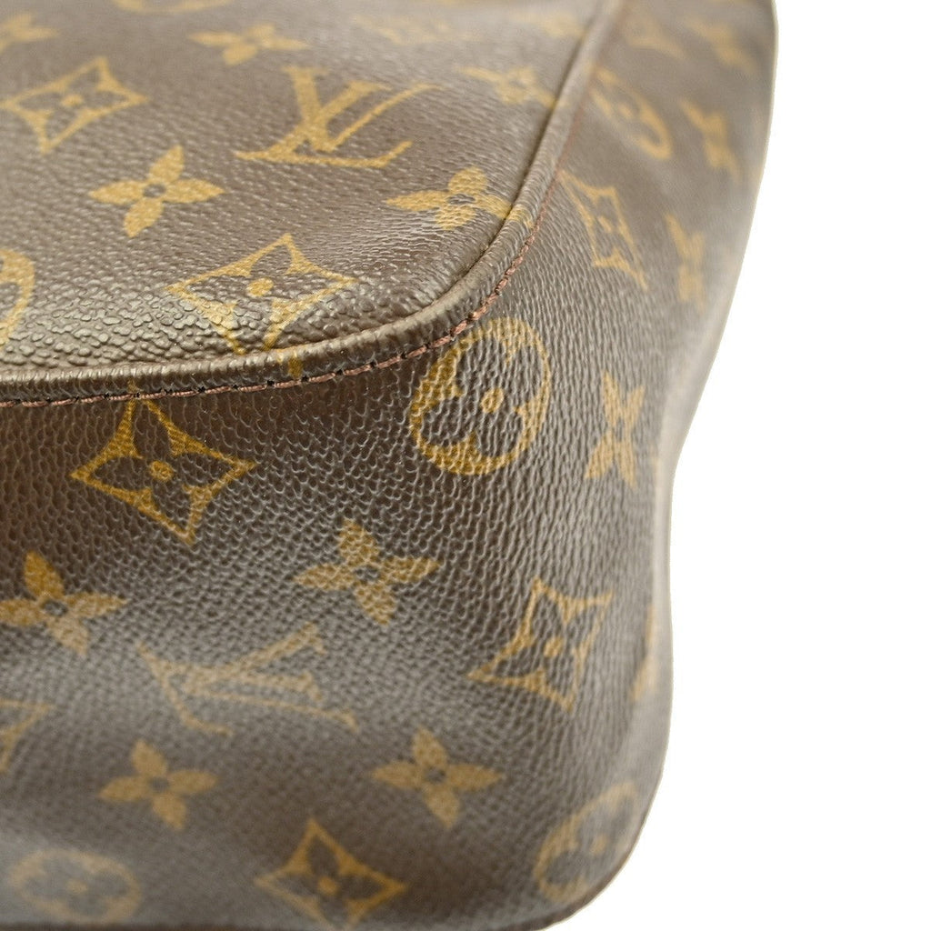 Louis Vuitton Monogram Looping Handbag Monogram Canvas Brown Canvas Shoulder Bag Bag (Pre-Owned)