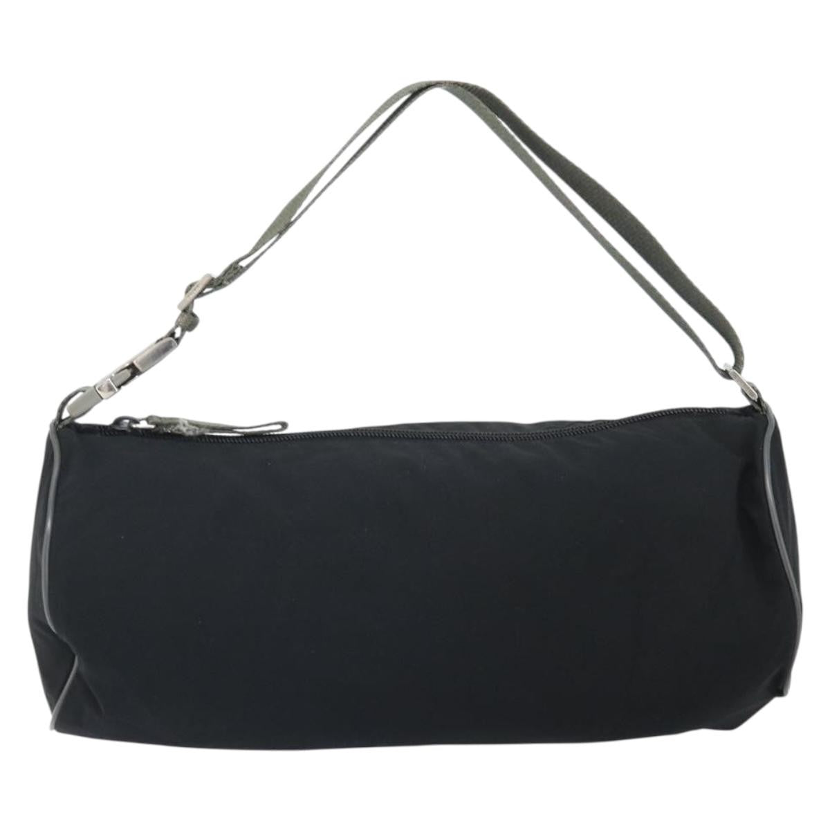Prada Vintage Sport Shoulder Bag Nylon Black Nylon Shoulder Bag Bag (Pre-Owned)