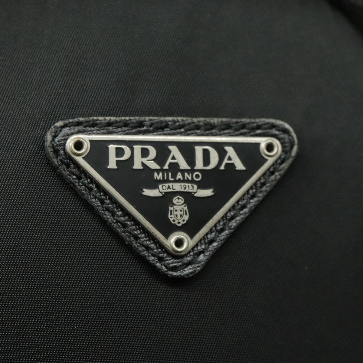 Prada Double Front Pocket Backpack Tessuto Black Nylon Backpack Bag (Pre-Owned)