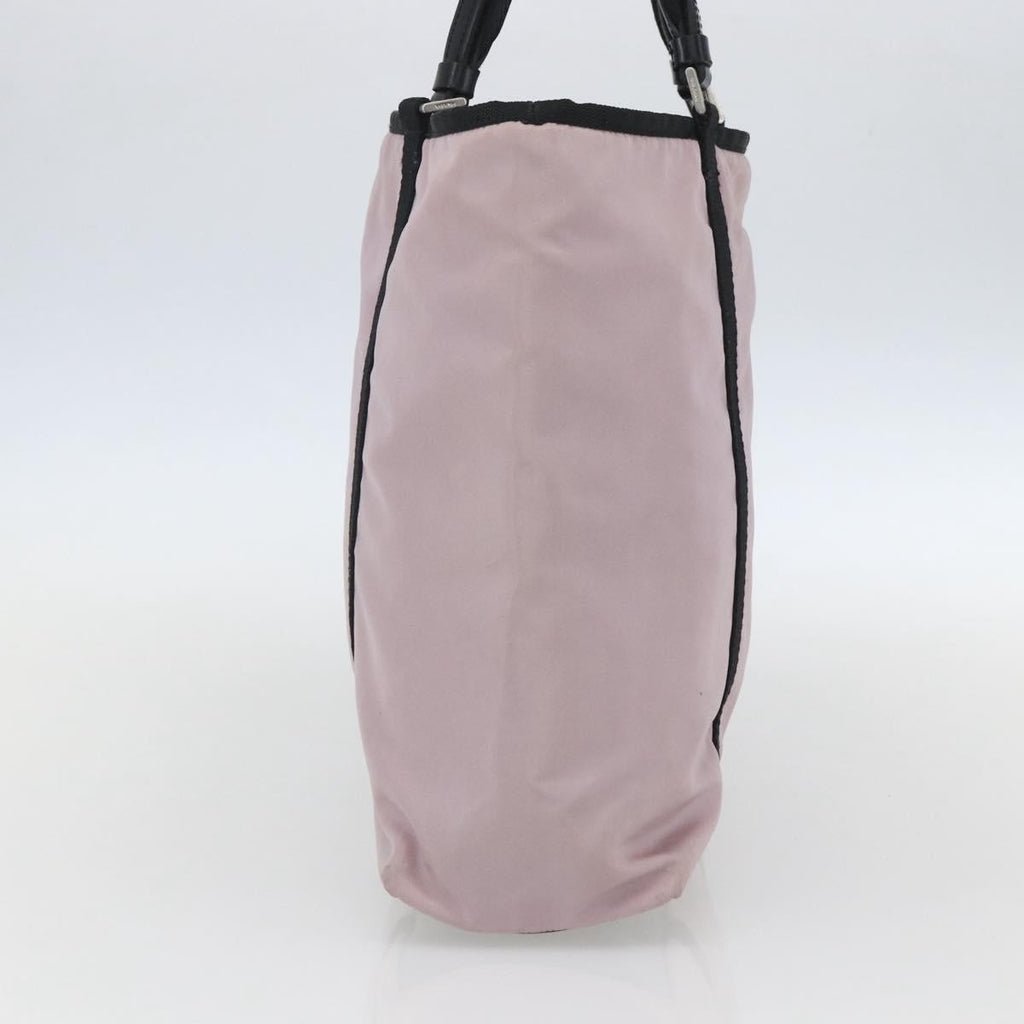 Prada Vintage Tote Tessuto Pink Nylon Tote Bag Bag (Pre-Owned)