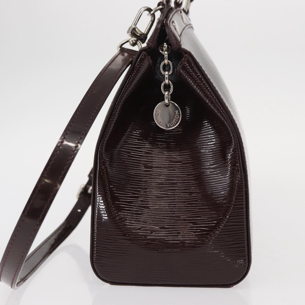 Louis Vuitton Brea Handbag Electric Epi Leather Purple Leather Handbag (Pre-Owned)