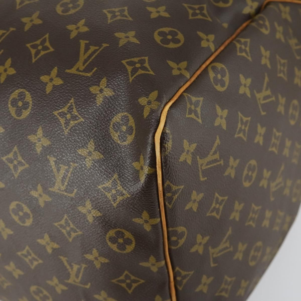 Louis Vuitton Keepall Bag Monogram Canvas Brown Canvas Travel Bag Bag (Pre-Owned)