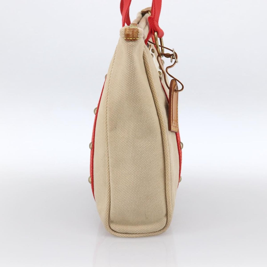 Louis Vuitton Antigua Tote Canvas Beige Canvas Tote Bag Bag (Pre-Owned)