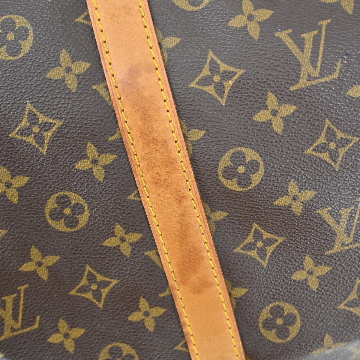 Louis Vuitton Keepall Bag Monogram Canvas Brown Canvas Travel Bag Bag (Pre-Owned)