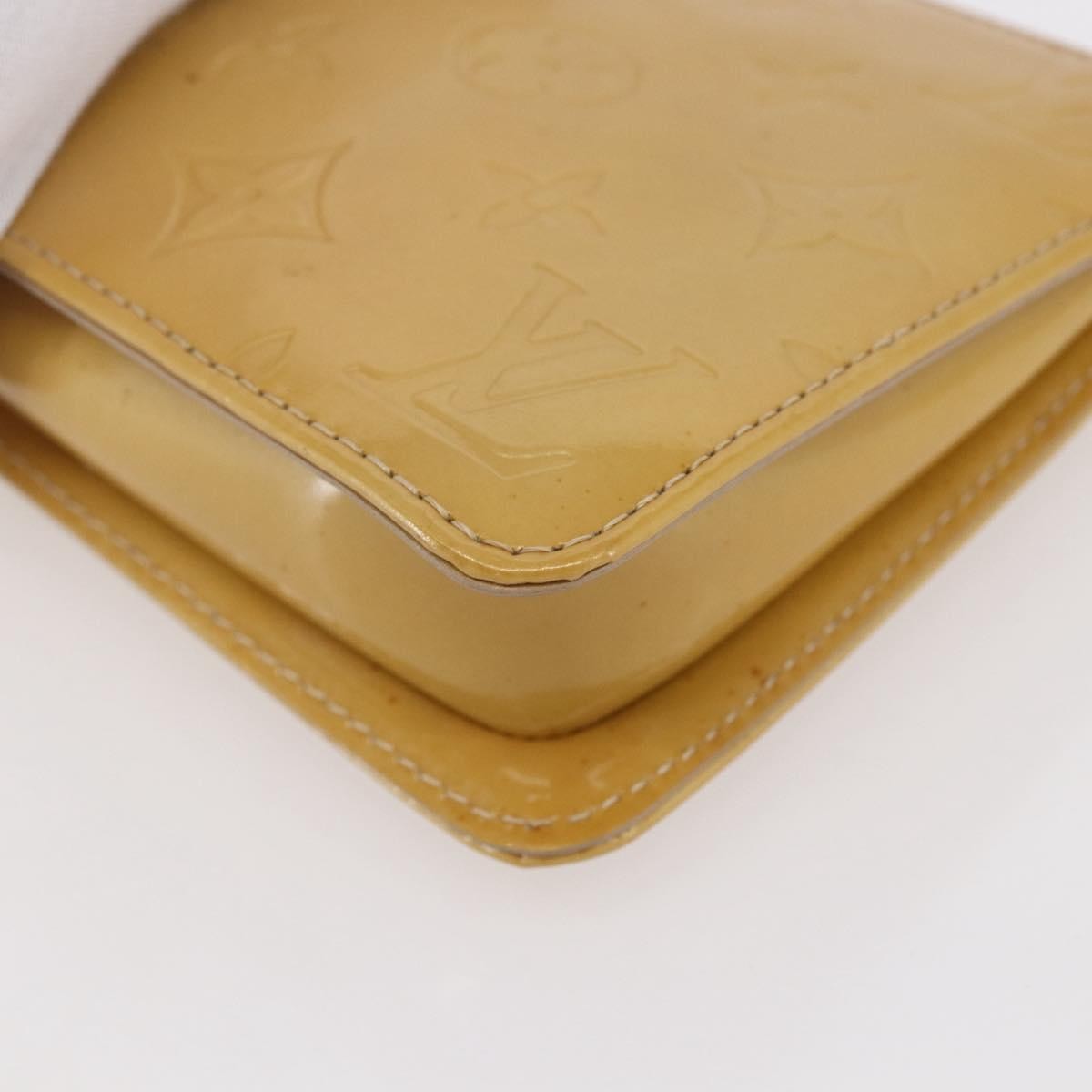 Louis Vuitton Lexington Pochette Monogram Vernis Beige Patent_Leather Clutche & Pouche Bag (Pre-Owned)