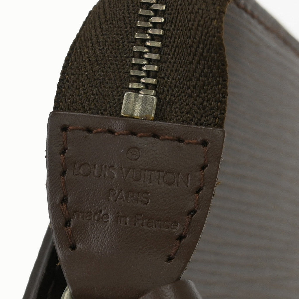 Louis Vuitton Pochette Accessoires Epi Leather Brown Leather Clutche & Pouche Bag (Pre-Owned)