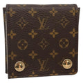 Louis Vuitton Case Jewelry Box Canvas Brown Canvas Wallets Accessory (Pre-Owned)