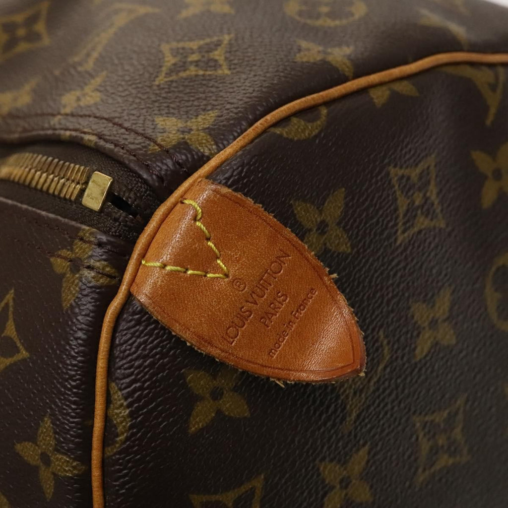 Louis Vuitton Keepall Bag Monogram Canvas Brown Canvas Travel Bag Bag (Pre-Owned)