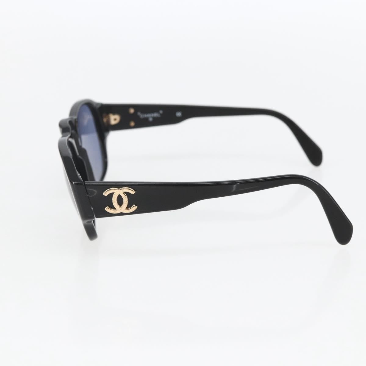 Chanel Logo Cc Sunglasses Plastic Black Plastic Sunglasse Accessory (Pre-Owned)