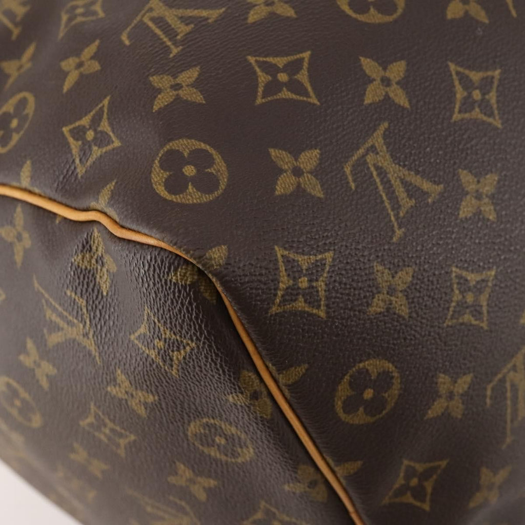 Louis Vuitton Keepall Bag Monogram Canvas Brown Canvas Travel Bag Bag (Pre-Owned)