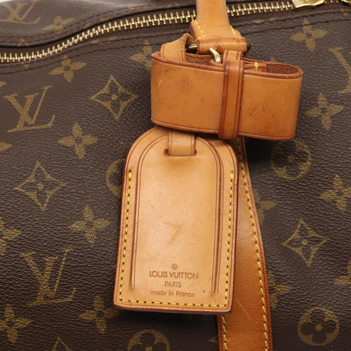 Louis Vuitton Keepall Bag Monogram Canvas Brown Canvas Travel Bag Bag (Pre-Owned)
