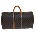 Louis Vuitton Keepall Bag Monogram Canvas Brown Canvas Travel Bag Bag (Pre-Owned)