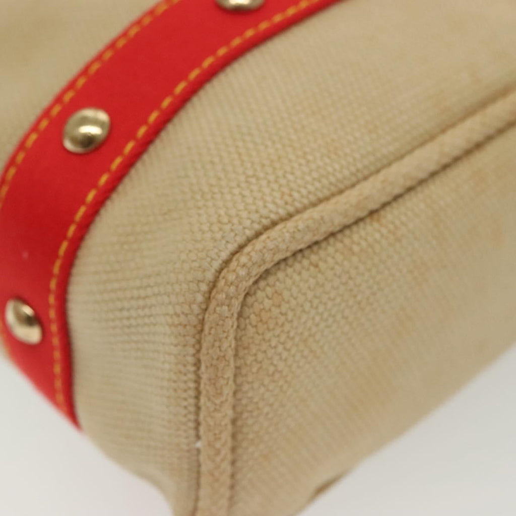 Louis Vuitton Antigua Tote Canvas Beige Canvas Tote Bag Bag (Pre-Owned)