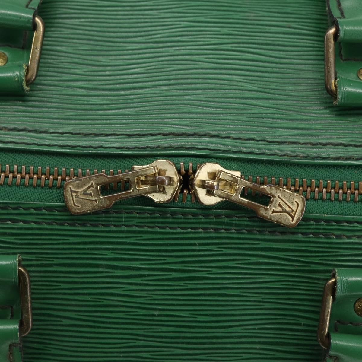 Louis Vuitton Keepall Bag Epi Leather Green Epi Leather Travel Bag Bag (Pre-Owned)