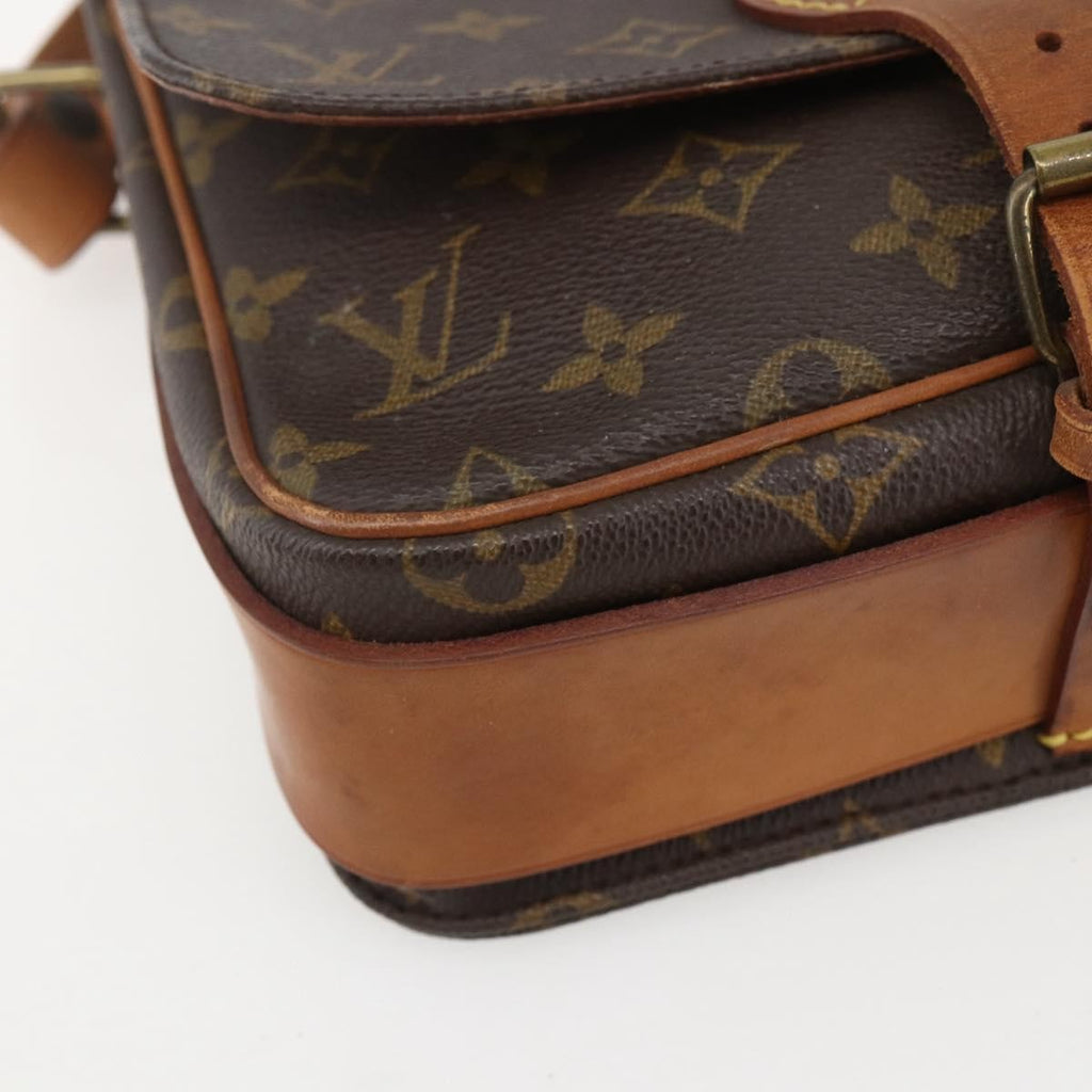 Louis Vuitton Cartouchiere Handbag Monogram Canvas Brown Canvas Shoulder Bag Bag (Pre-Owned)