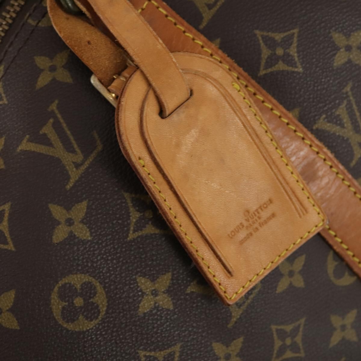 Louis Vuitton Keepall Bag Monogram Canvas Brown Canvas Travel Bag Bag (Pre-Owned)