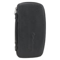 Louis Vuitton Atoll Organizer Wallet Taiga Leather Black Leather Clutche & Pouche Bag (Pre-Owned)