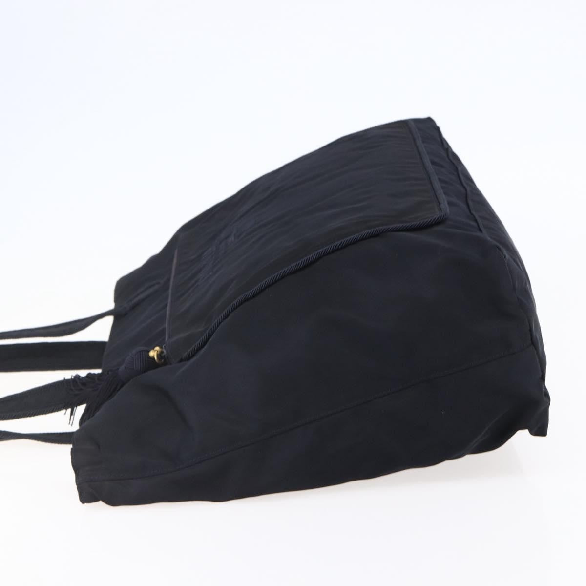 Prada Front Pocket Zip Tote Tessuto Black Nylon Tote Bag Bag (Pre-Owned)