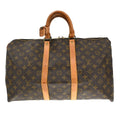 Louis Vuitton Keepall Bag Monogram Canvas Brown Canvas Travel Bag Bag (Pre-Owned)