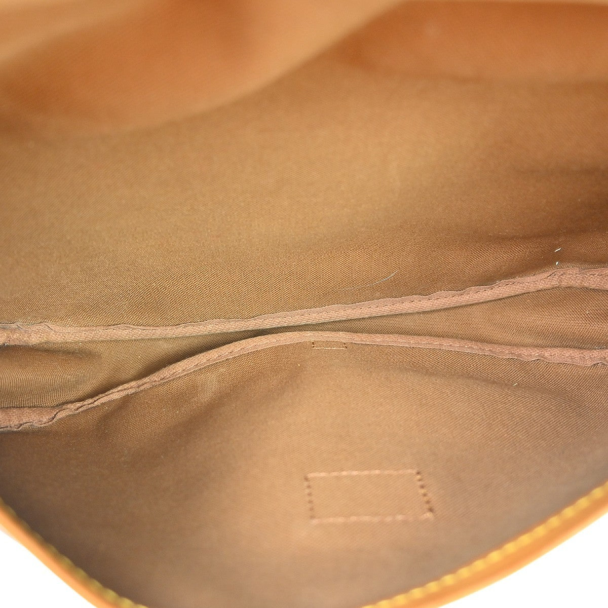 Louis Vuitton Saumur Handbag Monogram Canvas Brown Canvas Shoulder Bag Bag (Pre-Owned)