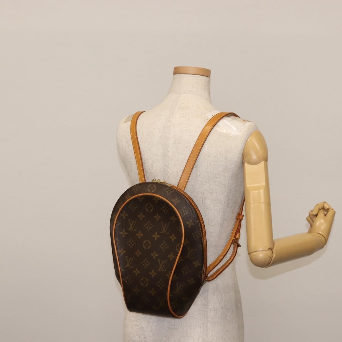 Louis Vuitton Ellipse Backpack Monogram Canvas Brown Canvas Backpack Bag (Pre-Owned)