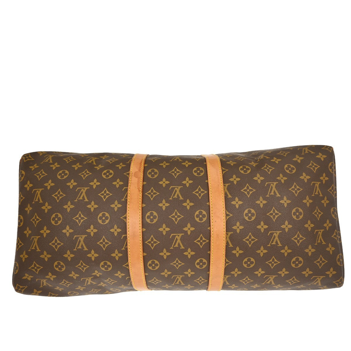 Louis Vuitton Keepall Bag Monogram Canvas Brown Canvas Travel Bag Bag (Pre-Owned)