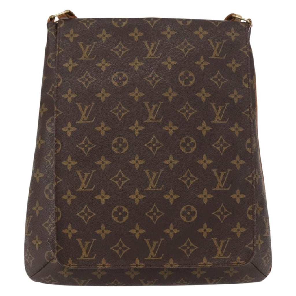 Louis Vuitton Musette Salsa Handbag Monogram Canvas Brown Canvas Shoulder Bag Bag (Pre-Owned)