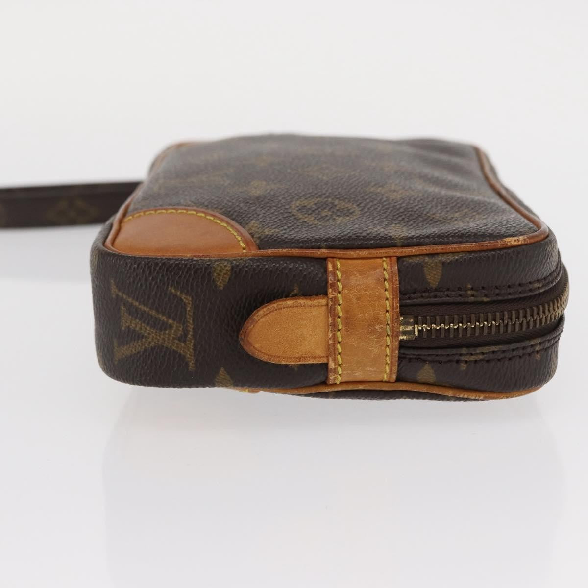 Louis Vuitton Marly Dragonne Clutch Monogram Canvas Brown Canvas Clutche & Pouche Bag (Pre-Owned)