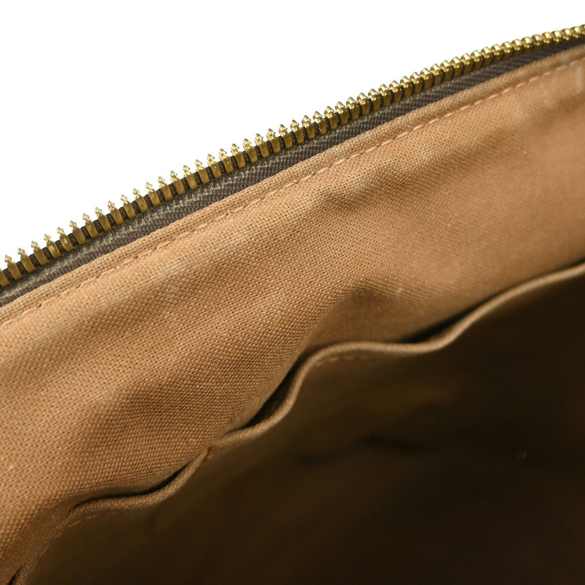 Louis Vuitton Palermo Handbag Monogram Canvas Brown Canvas Tote Bag Bag (Pre-Owned)