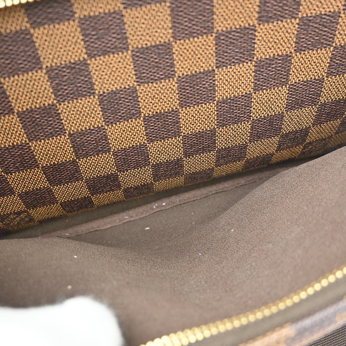 Louis Vuitton Melville Messenger Bag Damier Brown Canvas Shoulder Bag Bag (Pre-Owned)