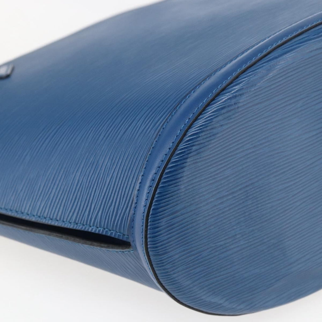 Louis Vuitton Saint Jacques Handbag Epi Leather Blue Leather Shoulder Bag Bag (Pre-Owned)