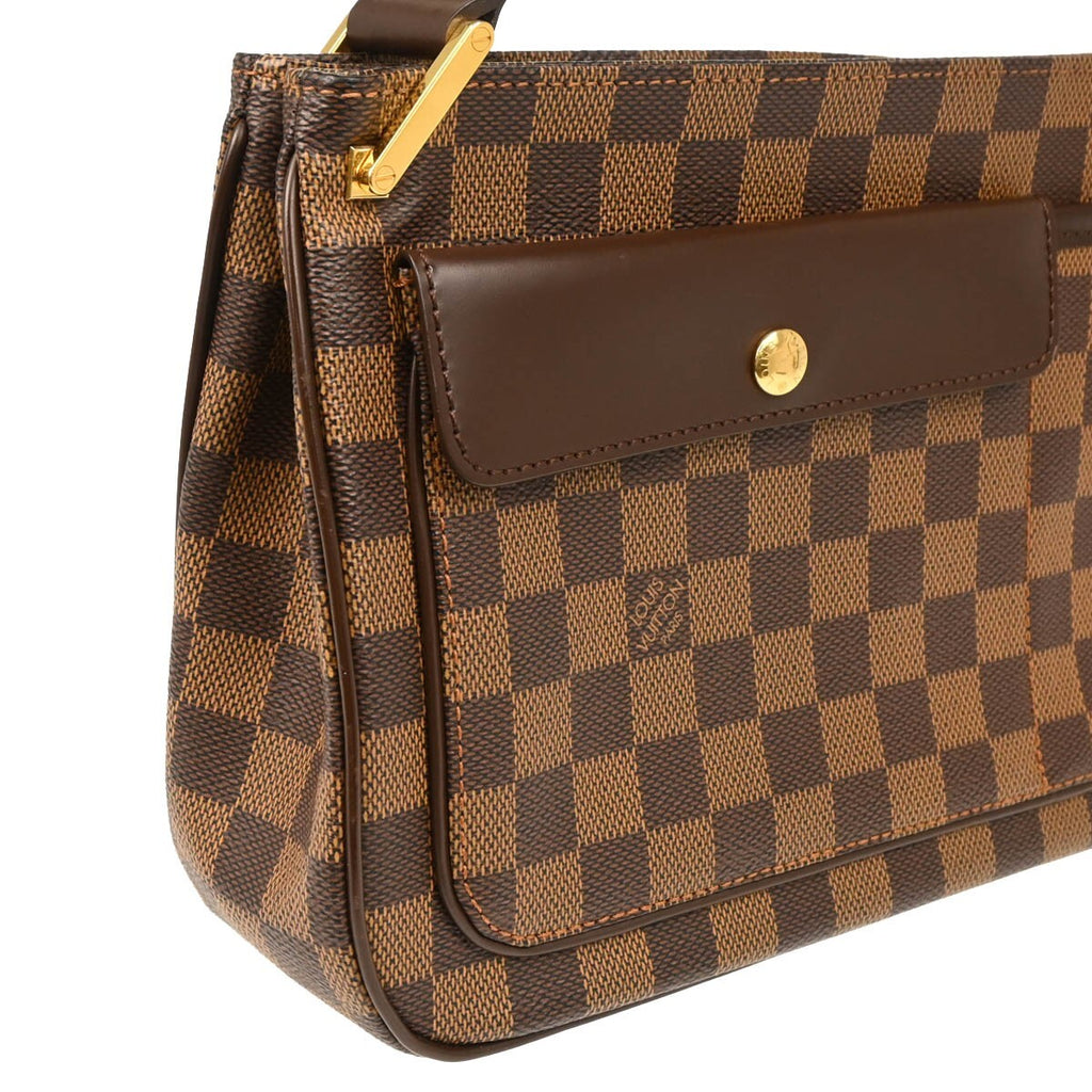Louis Vuitton Aubagne Bag Damier Brown Canvas Handbag (Pre-Owned)