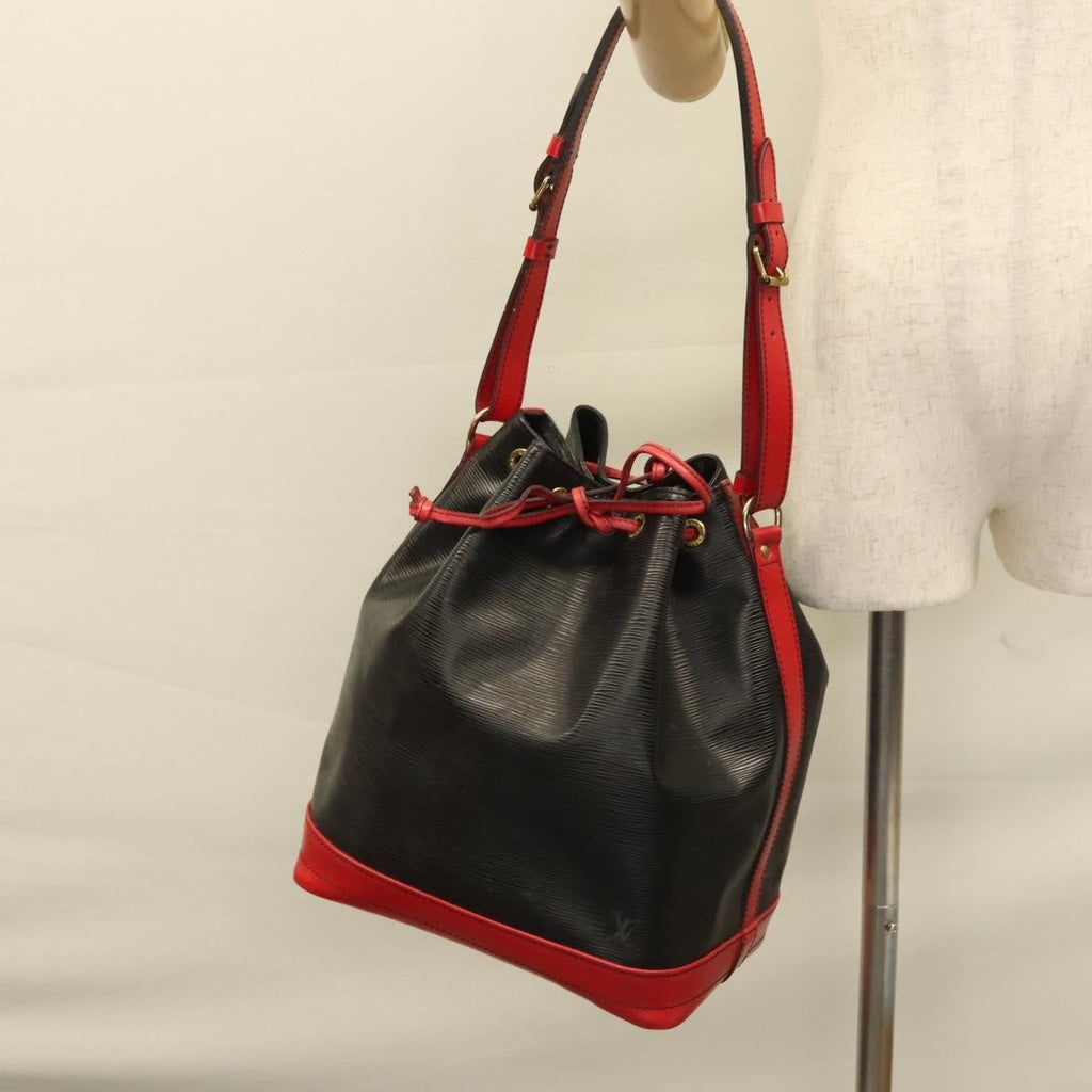 Louis Vuitton Bicolor Noe Handbag Epi Leather Black Leather Shoulder Bag Bag (Pre-Owned)