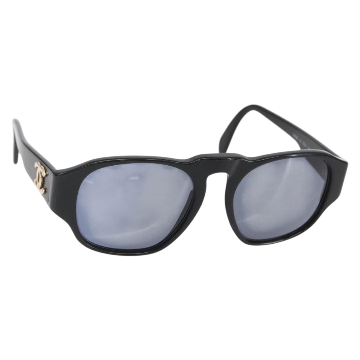 Chanel Logo Cc Sunglasses Plastic Black Plastic Sunglasse Accessory (Pre-Owned)