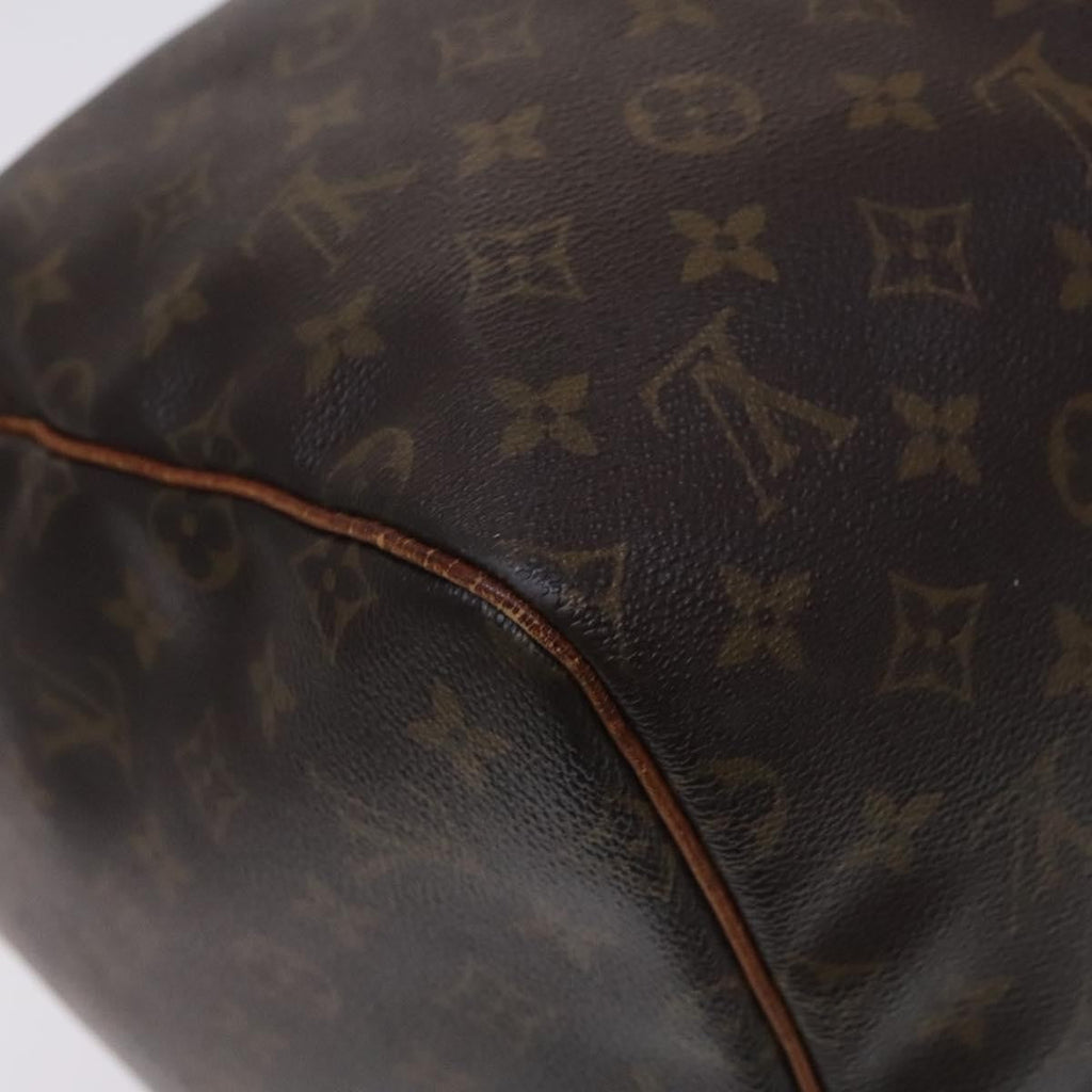 Louis Vuitton Keepall Bag Monogram Canvas Brown Canvas Travel Bag Bag (Pre-Owned)