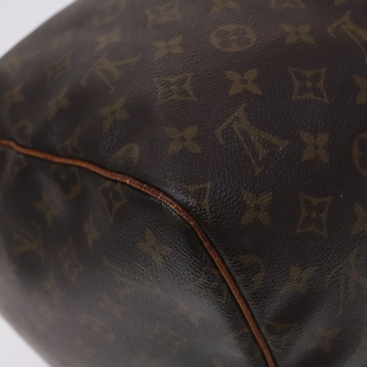 Louis Vuitton Keepall Bag Monogram Canvas Brown Canvas Travel Bag Bag (Pre-Owned)