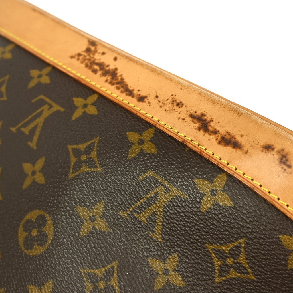 Louis Vuitton Alma Handbag Monogram Canvas Brown Canvas Handbag (Pre-Owned)