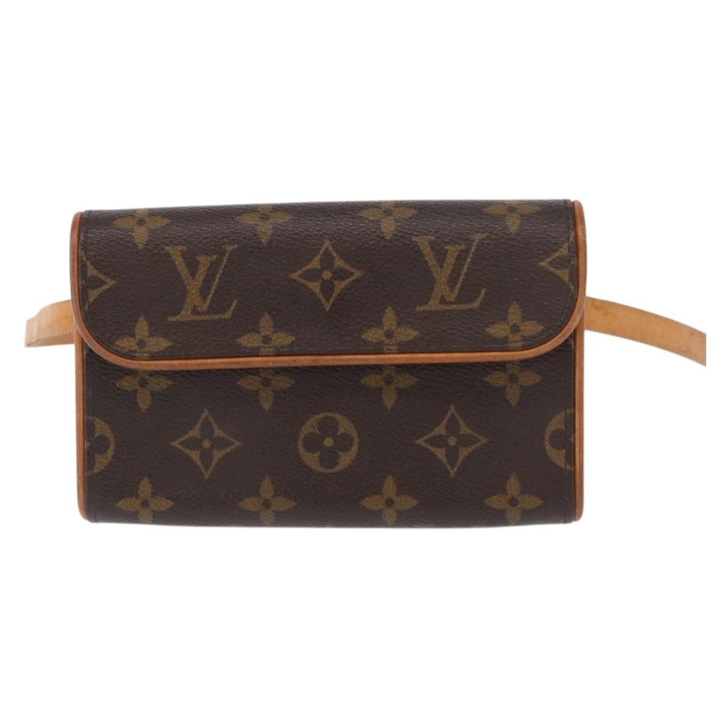 Louis Vuitton Florentine Waist Bag Monogram Canvas Brown Canvas Clutche & Pouche Bag (Pre-Owned)