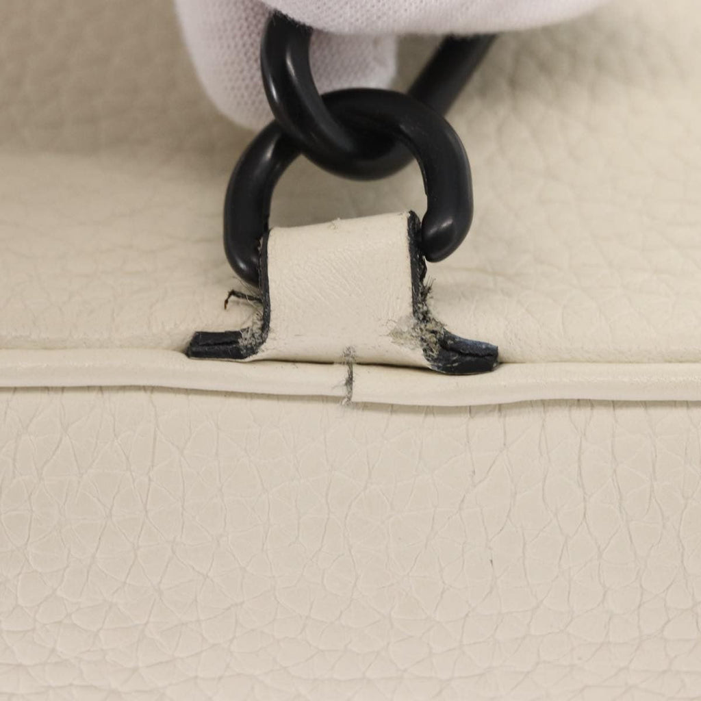 Louis Vuitton Christopher Backpack Taurillon Leather White Leather Shoulder Bag Bag (Pre-Owned)