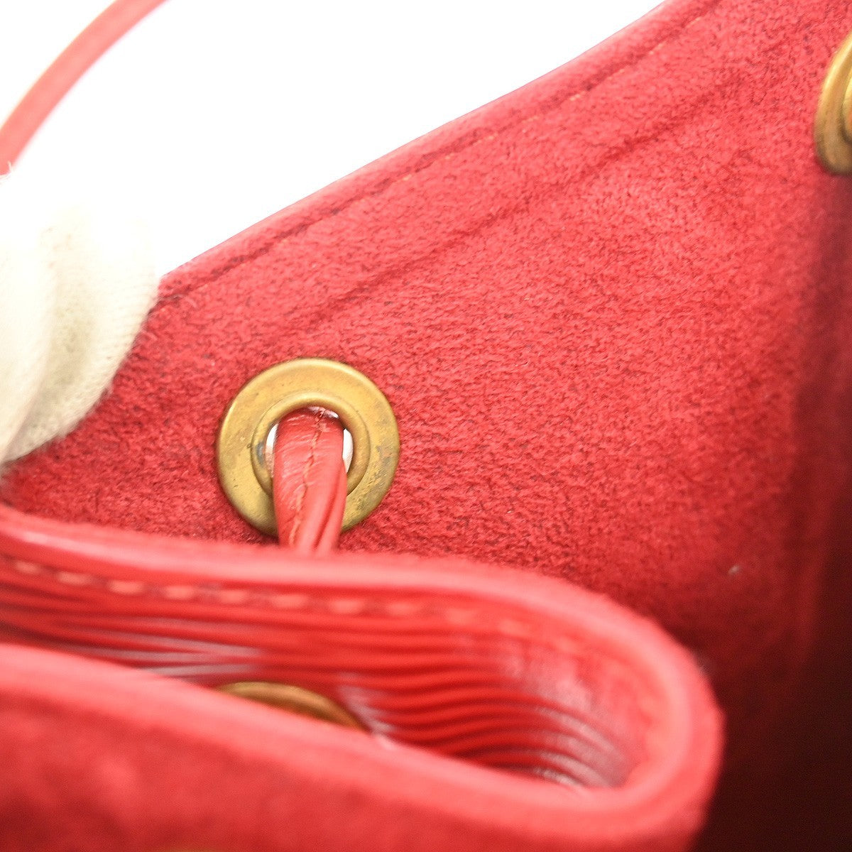 Louis Vuitton Noe Handbag Epi Leather Red Leather Shoulder Bag Bag (Pre-Owned)
