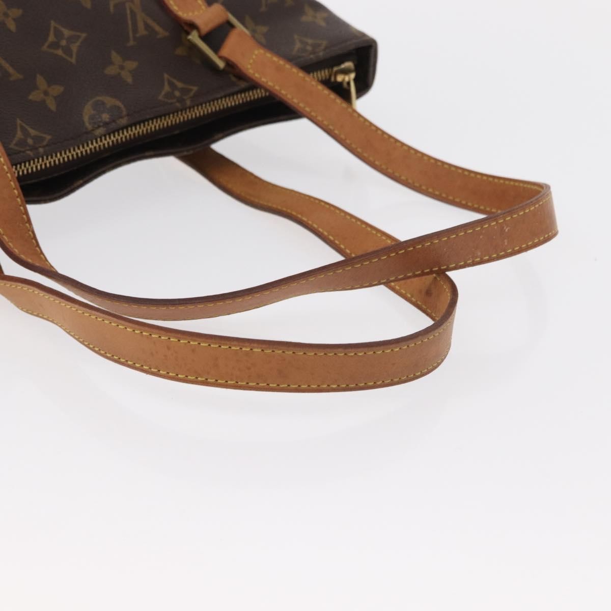 Louis Vuitton Cabas Mezzo Monogram Canvas Brown Canvas Tote Bag Bag (Pre-Owned)